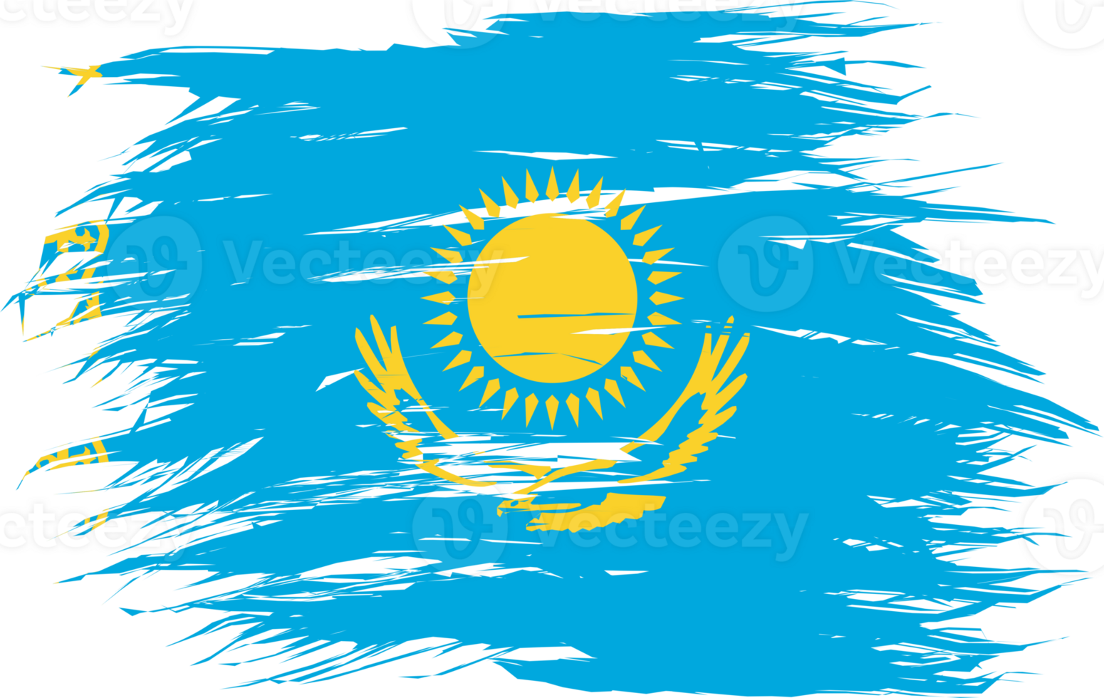 KAZAKHSTAN FLAG ABSTRACT SHAPE png