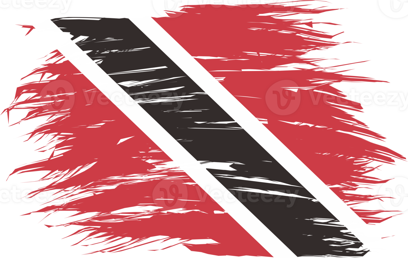 TRINIDAD AND TOBAGO FLAG ABSTRACT SHAPE png