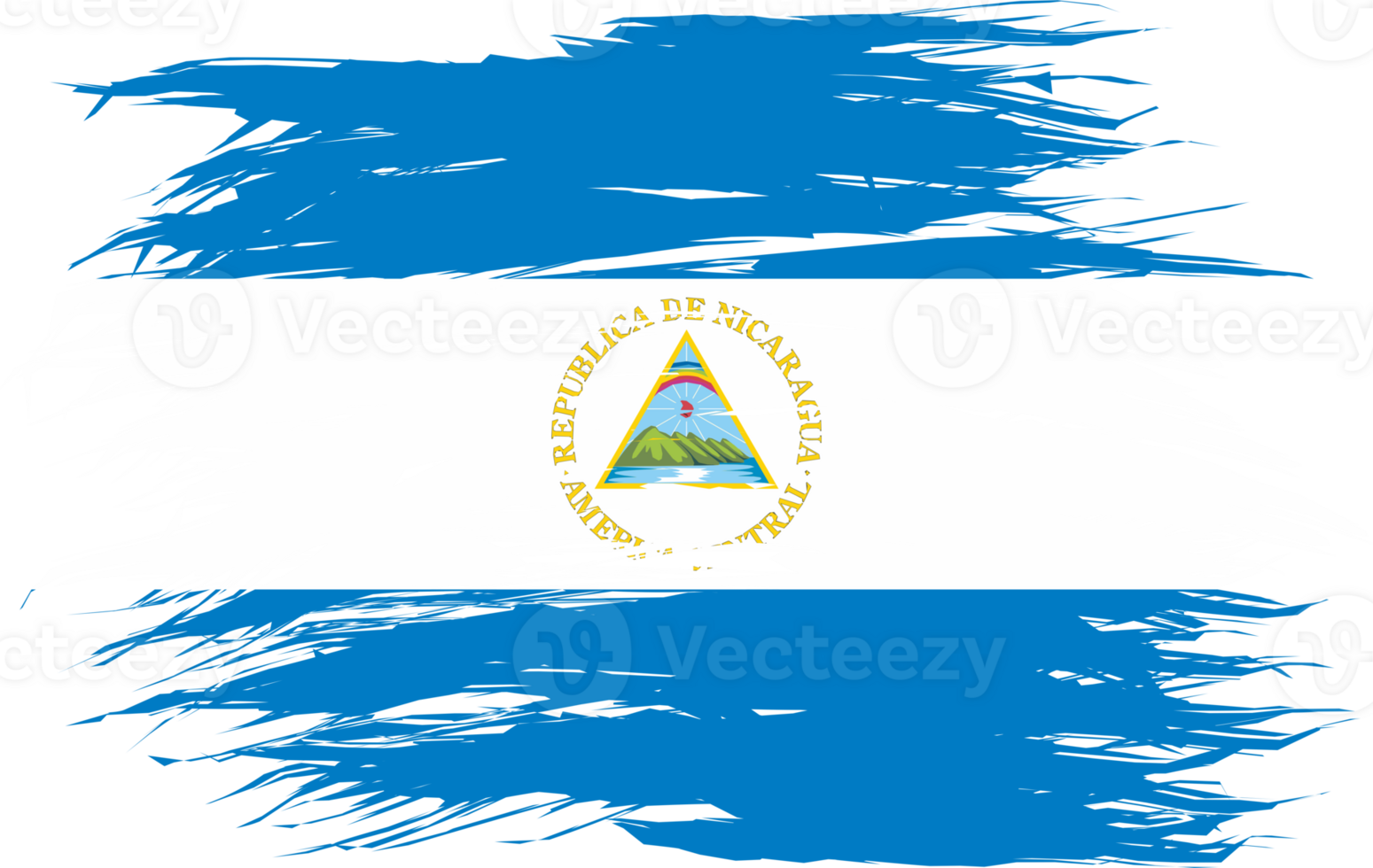 NICARAGUA FLAG ABSTRACT SHAPE png