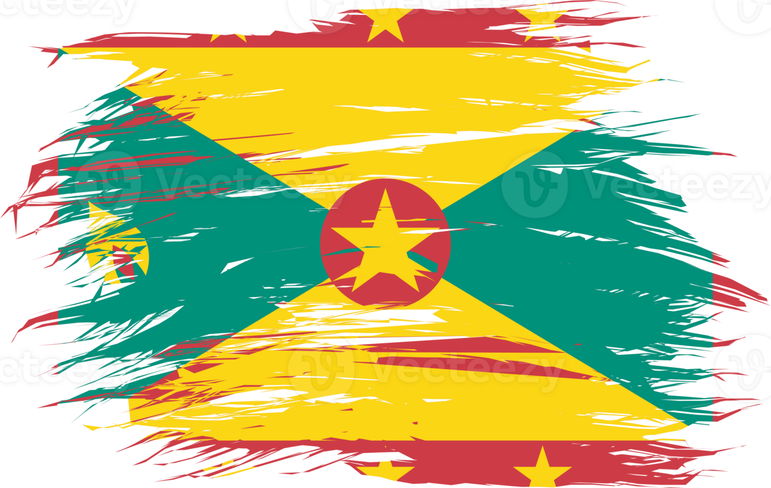 GRENADA FLAG ABSTRACT SHAPE png