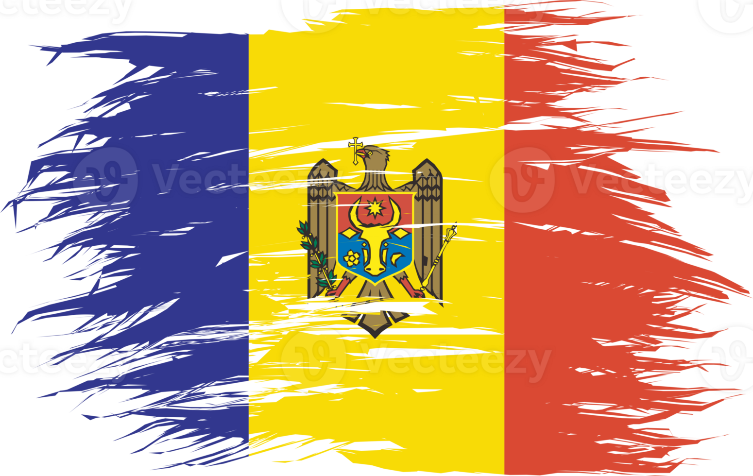 MOLDOVA FLAG ABSTRACT SHAPE png