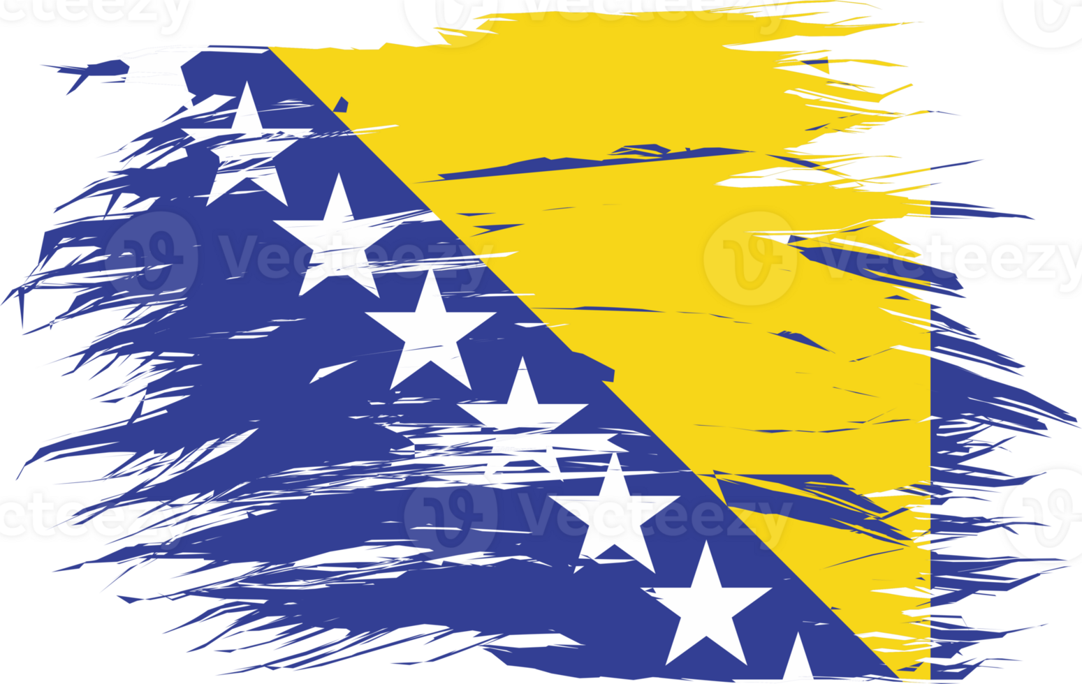 BOSNIA AND HERZEGOVINA FLAG ABSTRACT SHAPE png