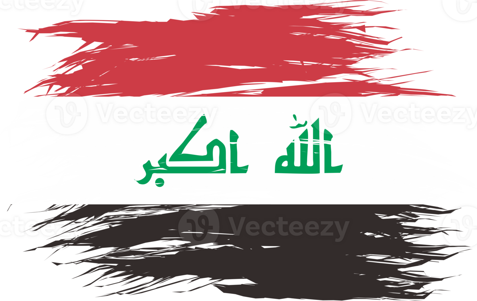 IRAQ FLAG ABSTRACT SHAPE png