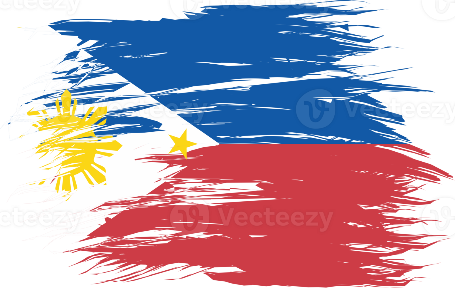 PHILIPPINES FLAG ABSTRACT SHAPE png