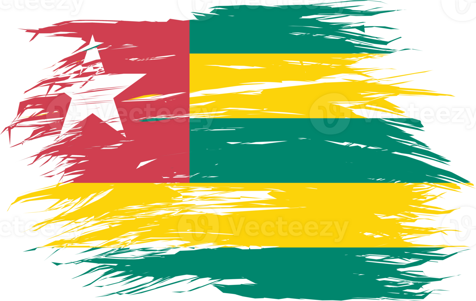 TOGO FLAG ABSTRACT SHAPE png