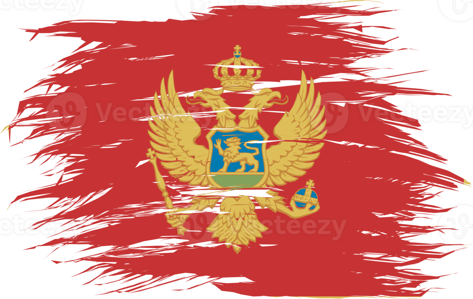 MONTENEGRO FLAG ABSTRACT SHAPE png
