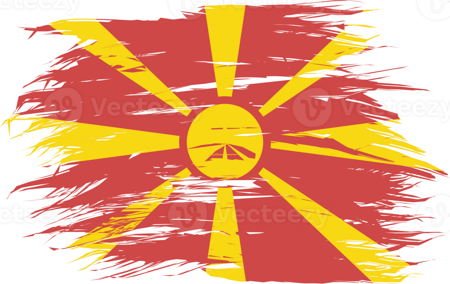 MACEDONIA FLAG ABSTRACT SHAPE png