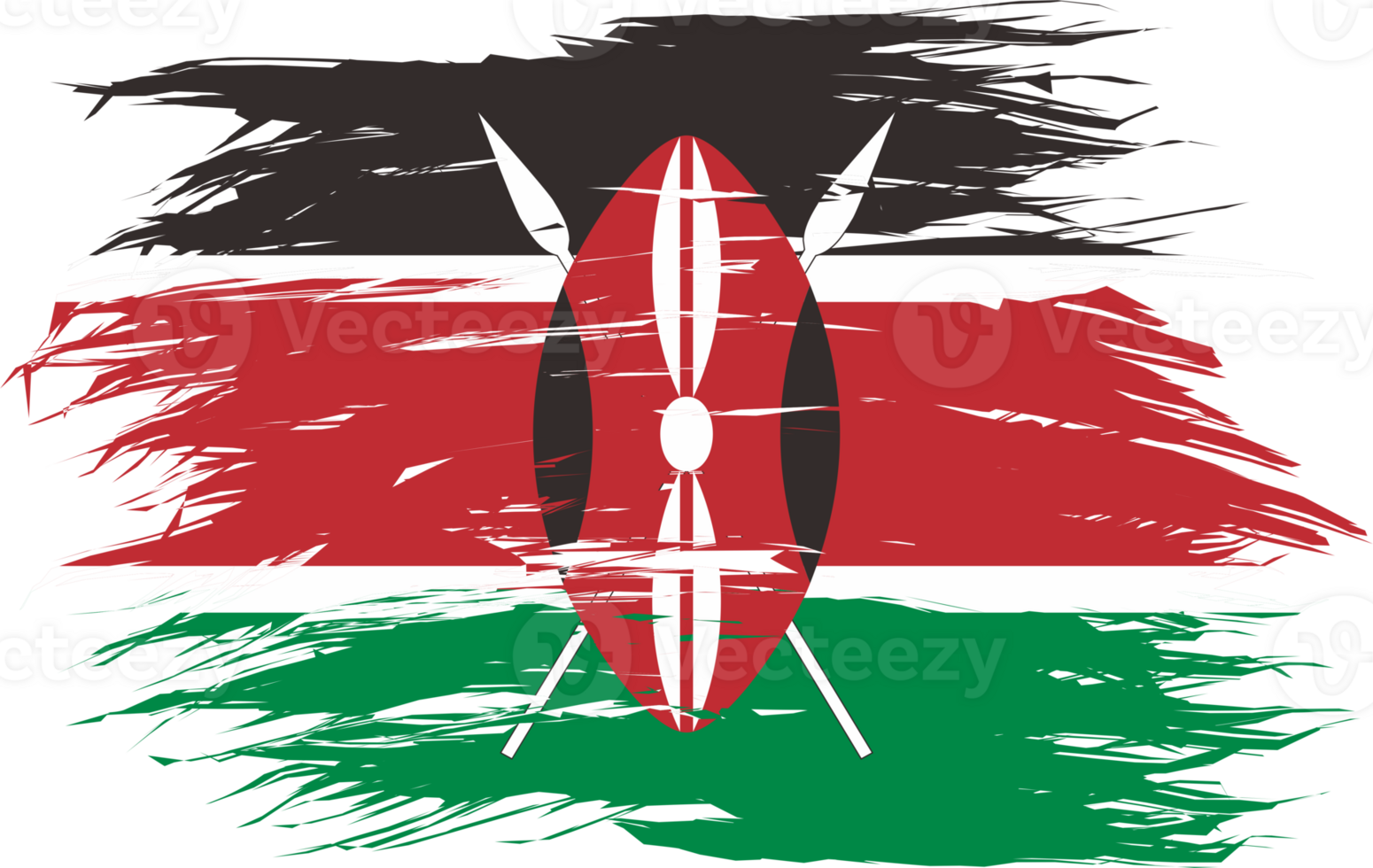 KENYA FLAG ABSTRACT SHAPE png