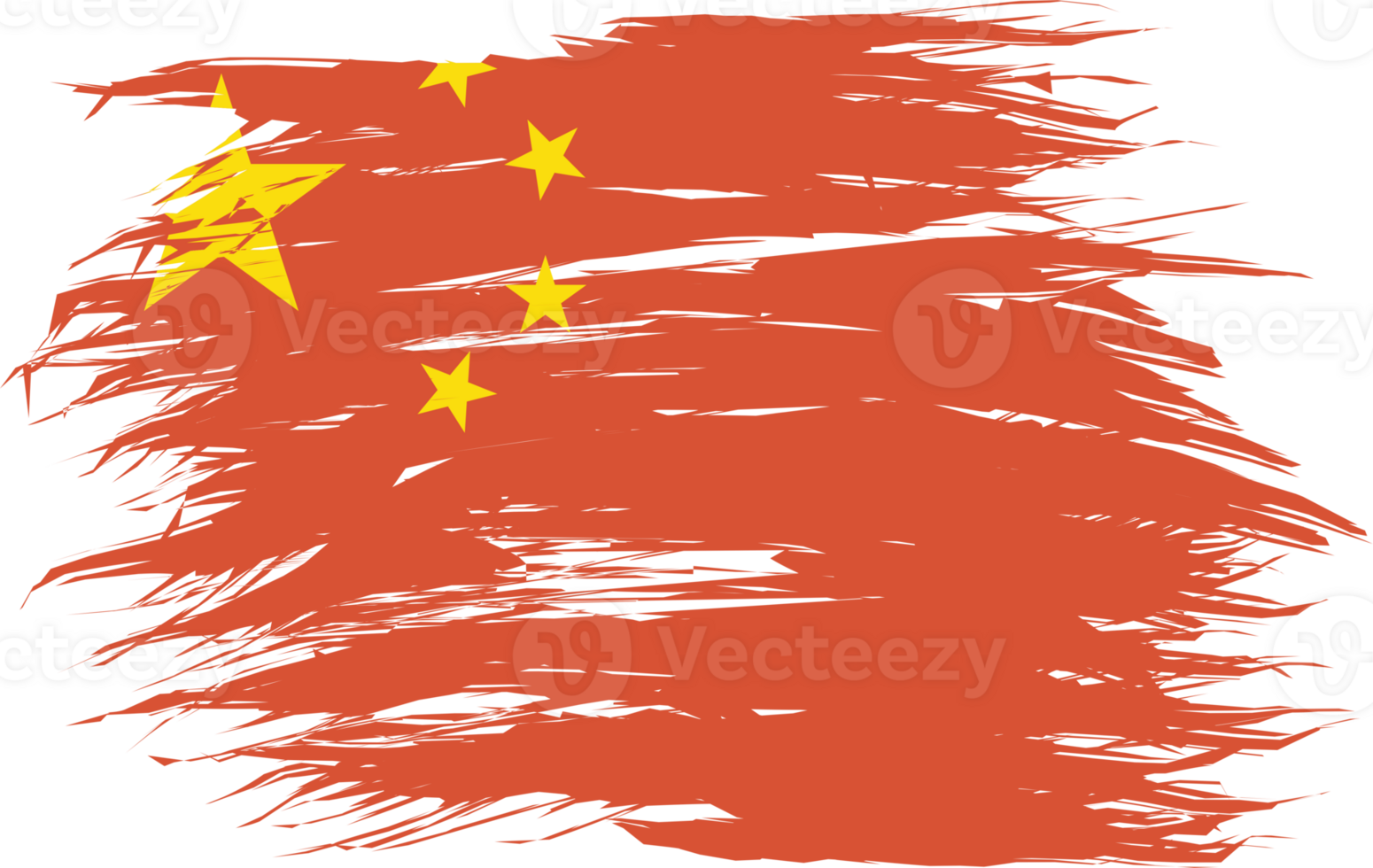 CHINA FLAG ABSTRACT SHAPE png
