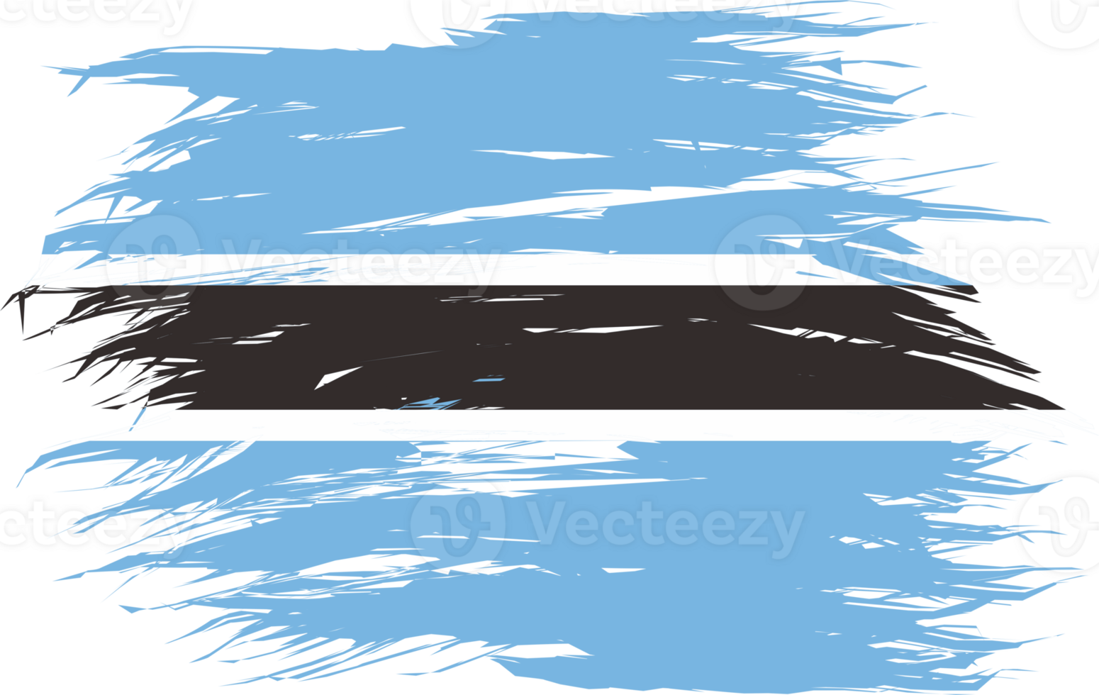 BOSTWANA FLAG ABSTRACT SHAPE png
