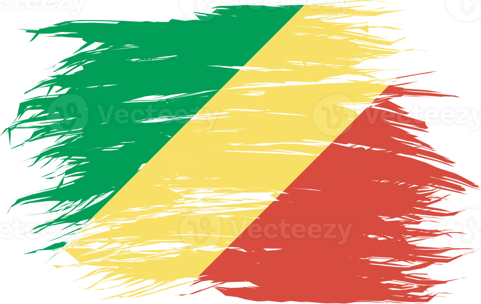 REPUBLIC OF THE CONGO FLAG ABSTRACT SHAPE png