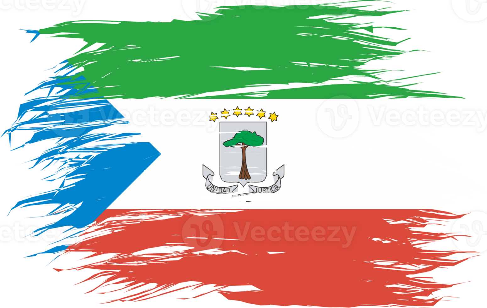 EQUATORIAL GUINEA FLAG ABSTRACT SHAPE png