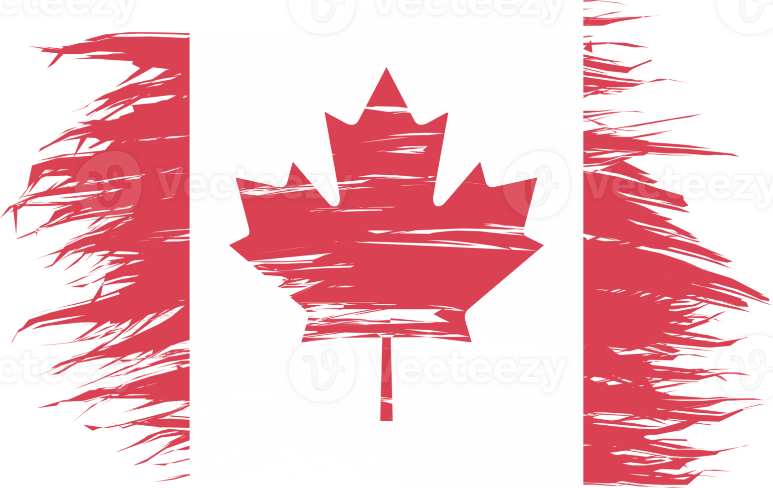CANADA FLAG ABSTRACT SHAPE png