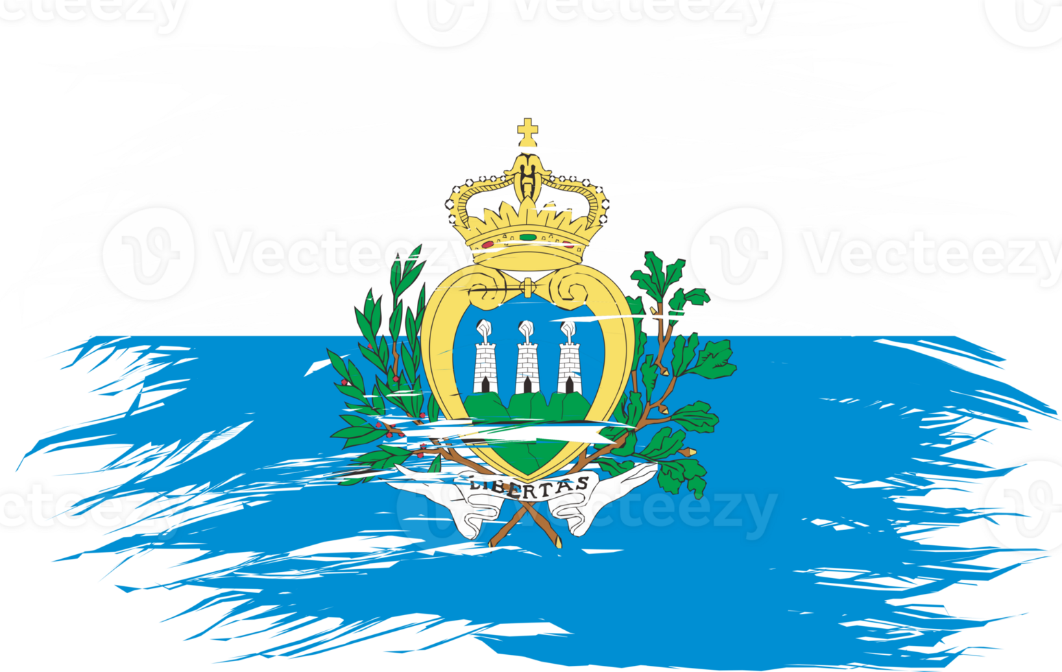 SAN MARINO FLAG ABSTRACT SHAPE png