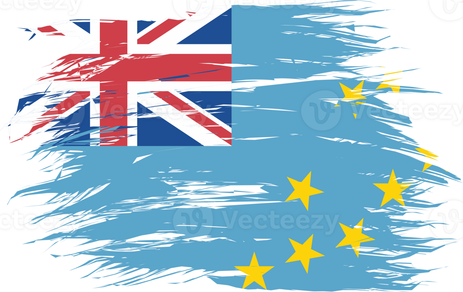 TUVALU FLAG ABSTRACT SHAPE png