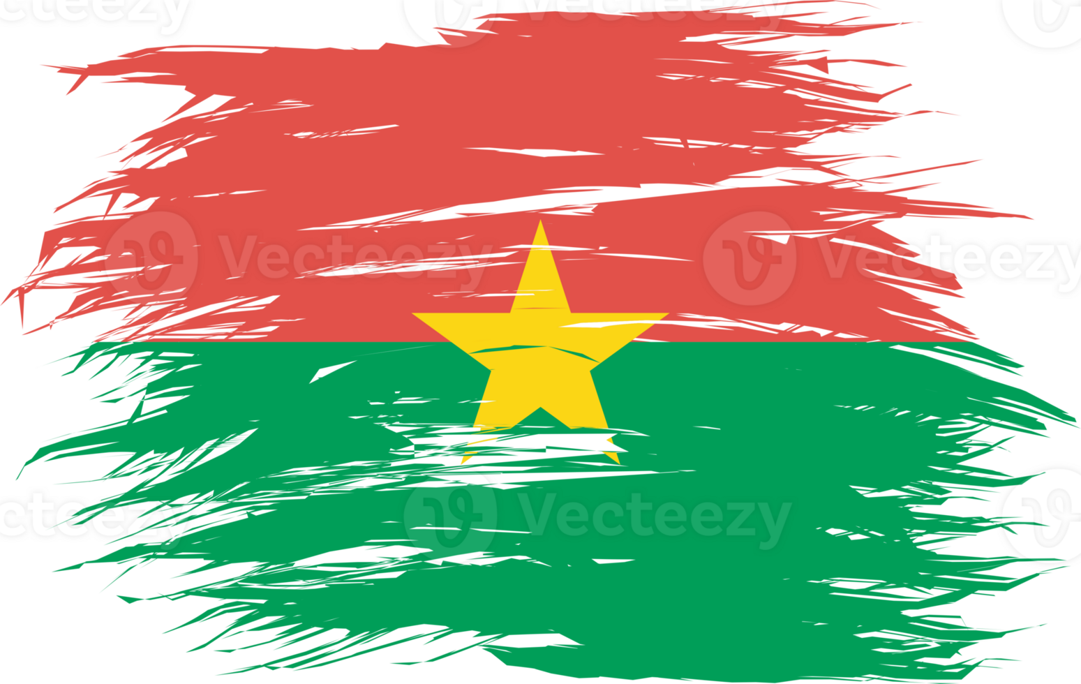 BURKINA FASO FLAG ABSTRACT SHAPE png