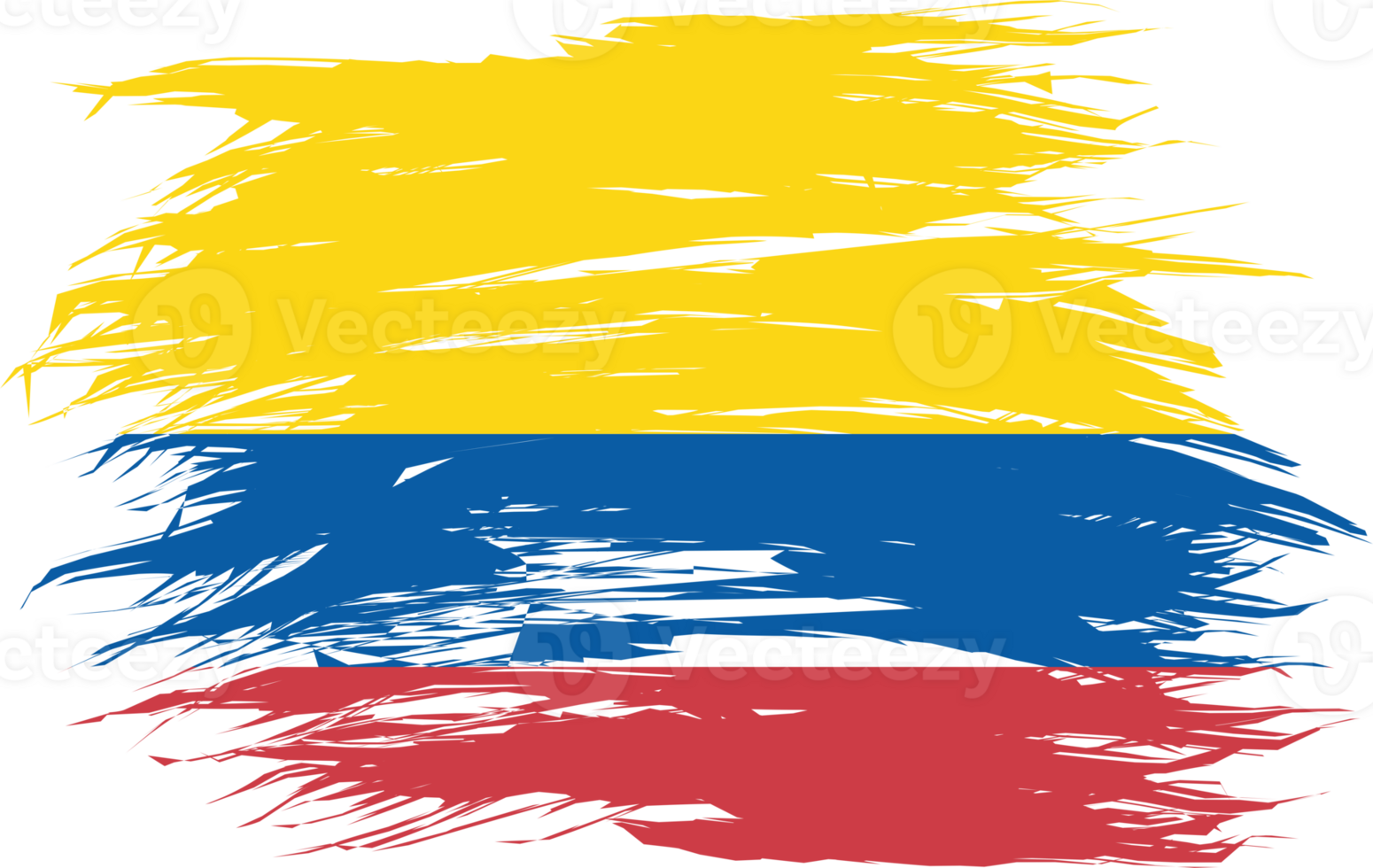 COLOMBIA FLAG ABSTRACT SHAPE png