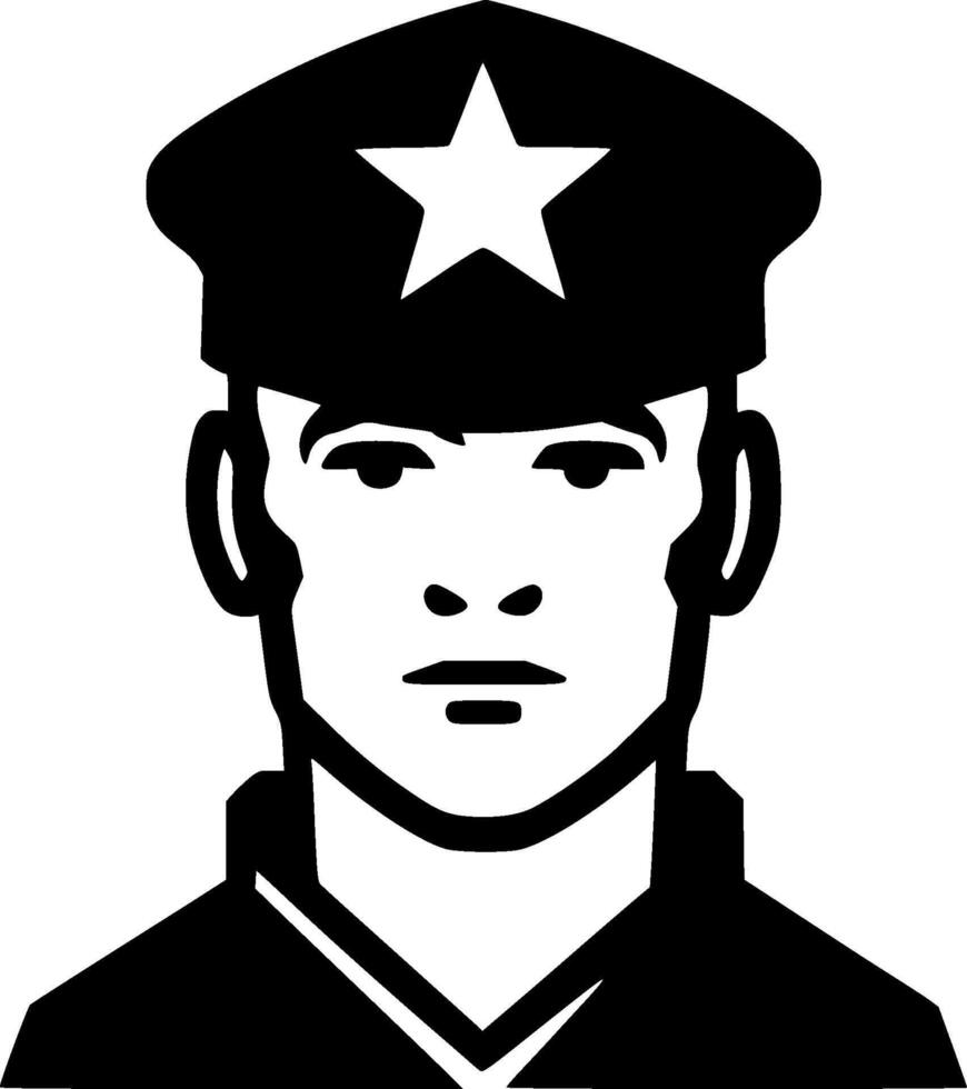 Army - Minimalist and Flat Logo - illustration vector