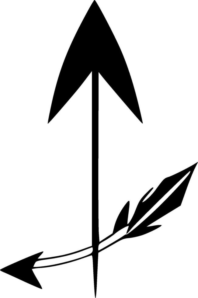 Arrow - Minimalist and Flat Logo - illustration vector
