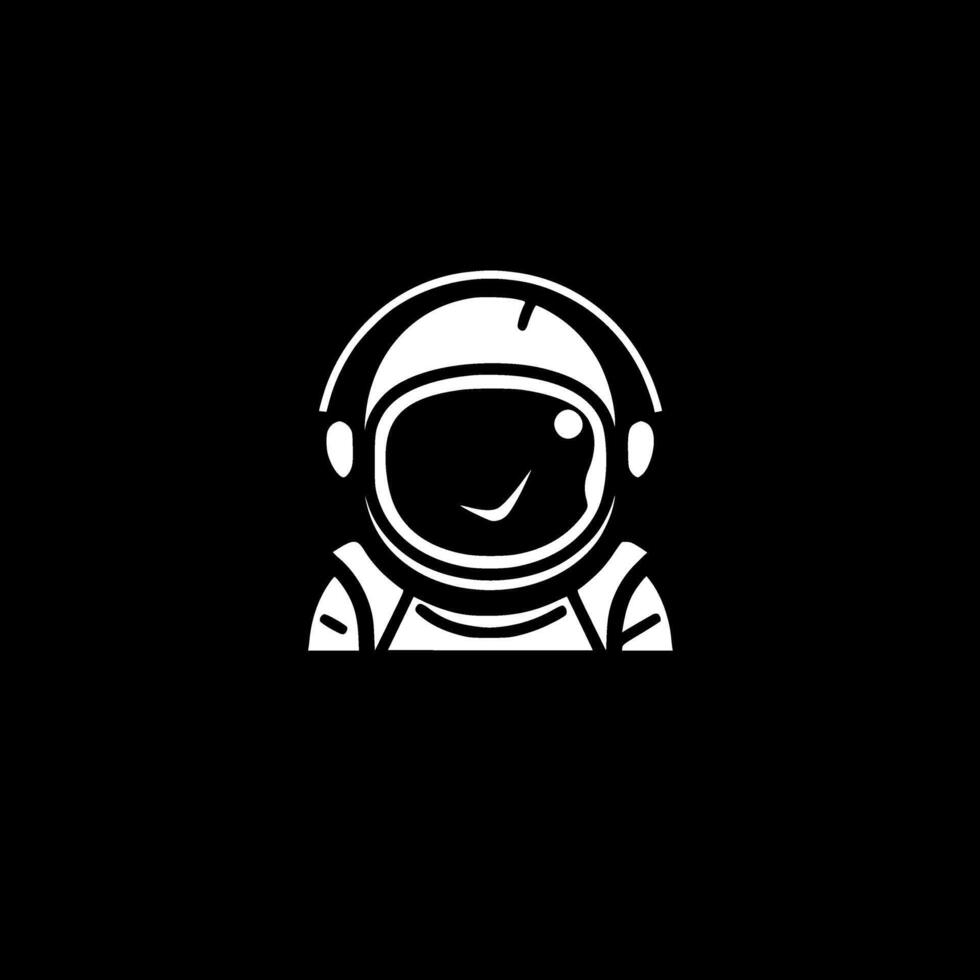 Astronaut, Minimalist and Simple Silhouette - illustration vector