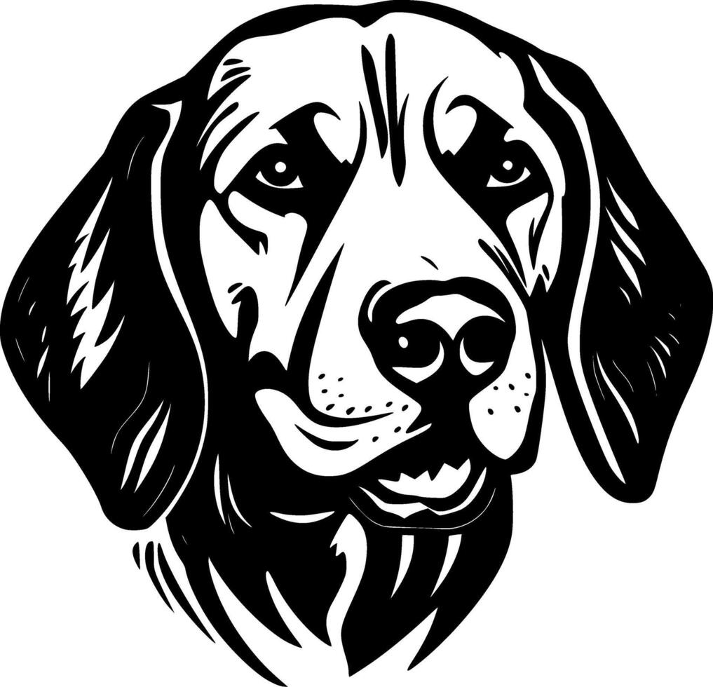 Beagle, Minimalist and Simple Silhouette - illustration vector