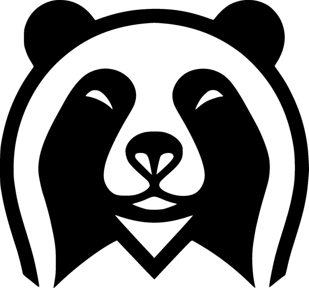 Bear, Minimalist and Simple Silhouette - illustration vector