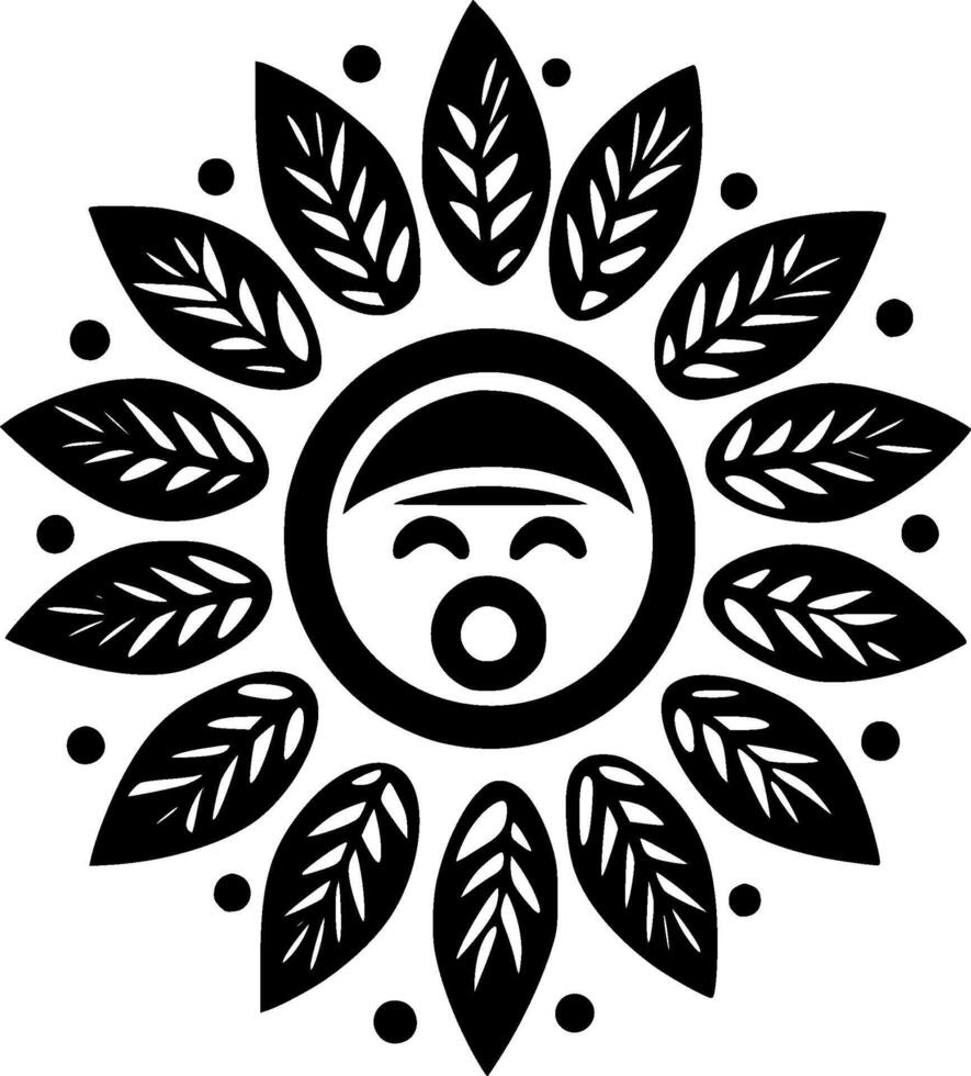 Boho - Minimalist and Flat Logo - illustration vector