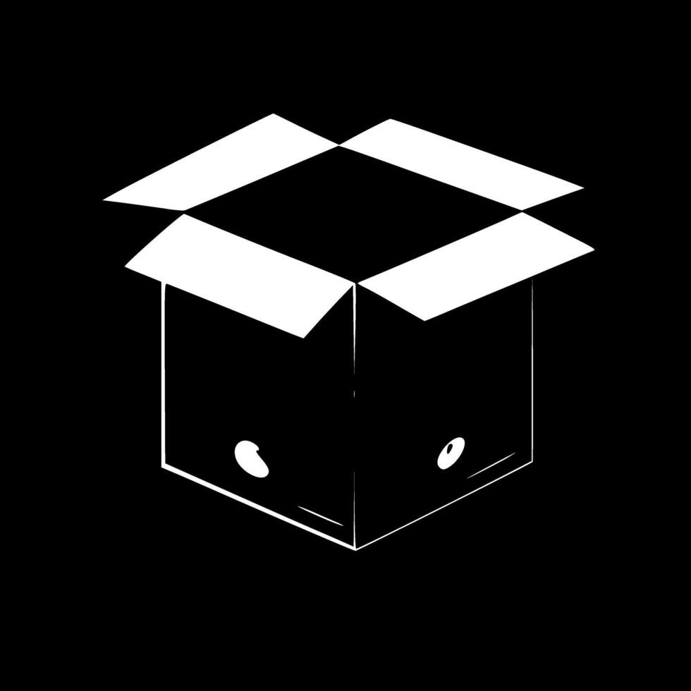 Box - Minimalist and Flat Logo - illustration vector