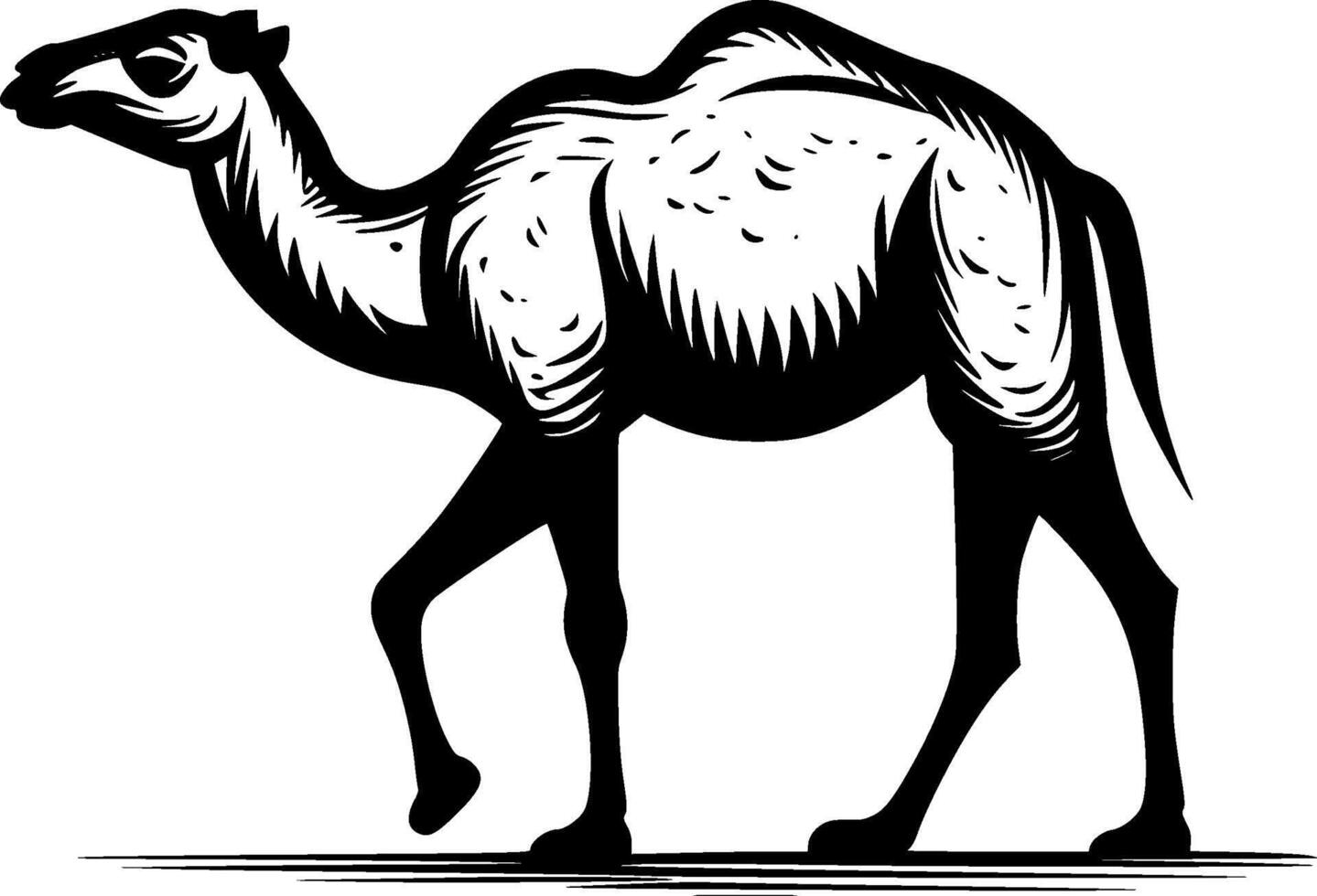 Camel - High Quality Logo - illustration ideal for T-shirt graphic vector
