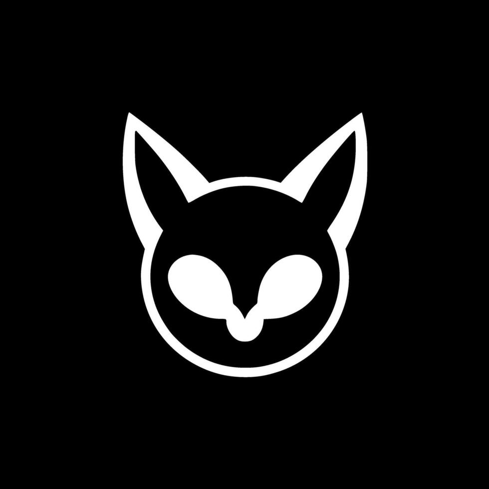 Cat, Minimalist and Simple Silhouette - illustration vector