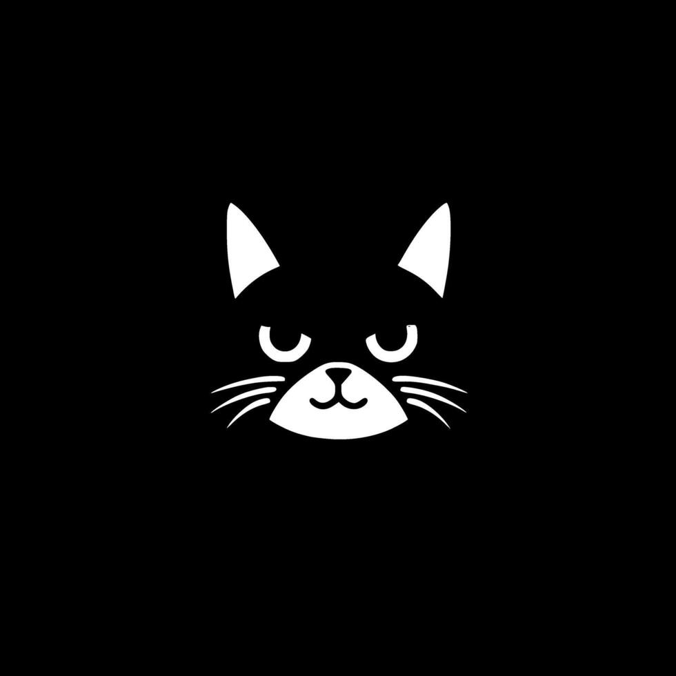 Cat, Minimalist and Simple Silhouette - illustration vector