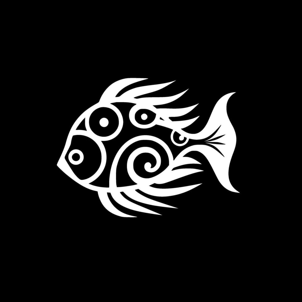 Clownfish - Minimalist and Flat Logo - illustration vector