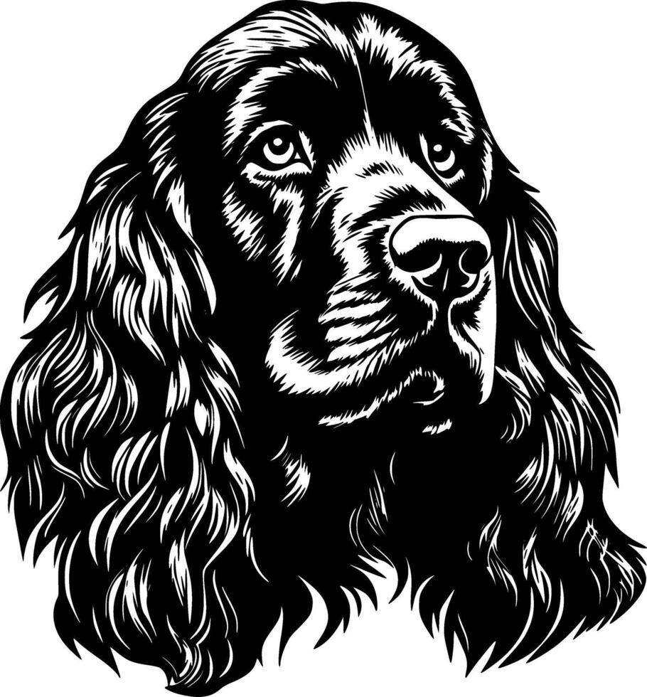 Cocker Spaniel - High Quality Logo - illustration ideal for T-shirt graphic vector