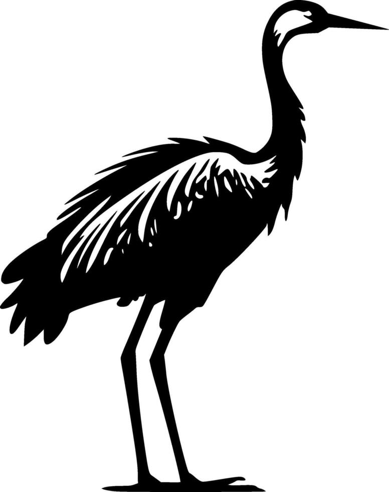 Crane - High Quality Logo - illustration ideal for T-shirt graphic vector