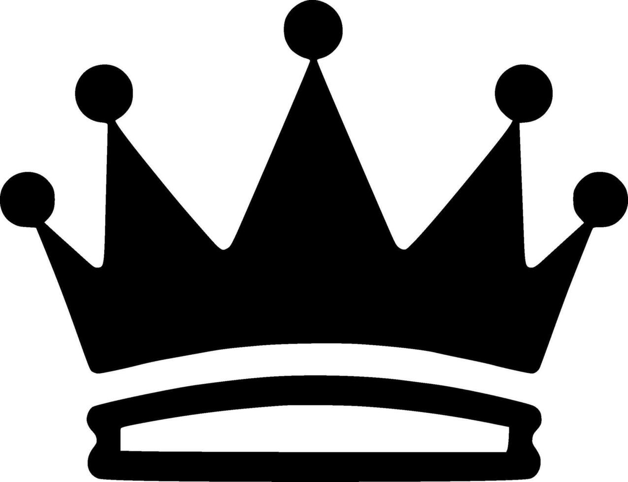Crown - High Quality Logo - illustration ideal for T-shirt graphic vector