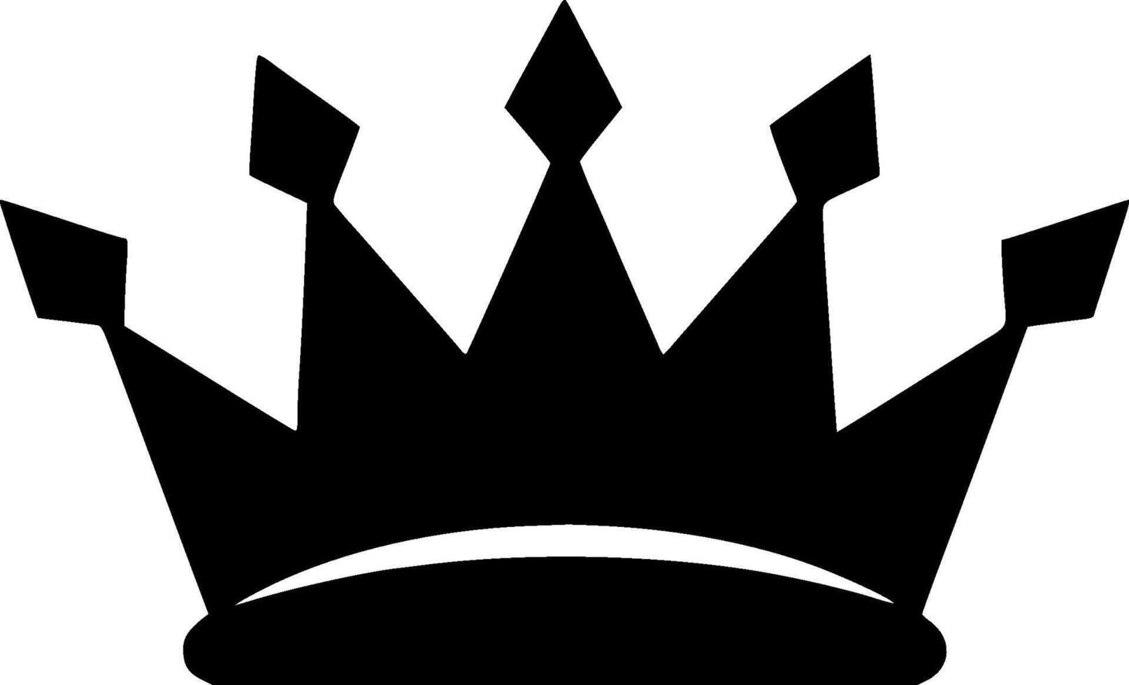 Crown - Minimalist and Flat Logo - illustration vector
