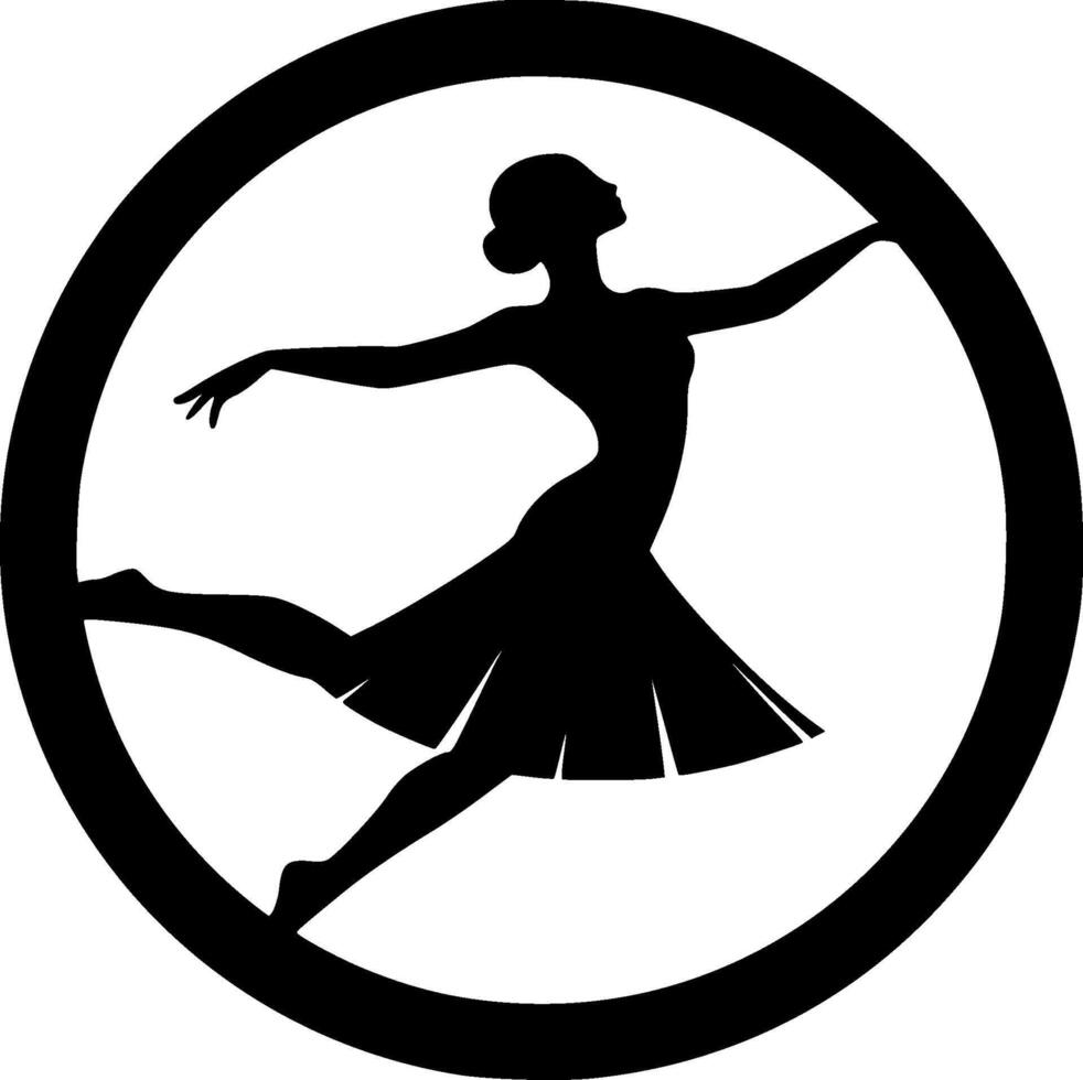 Dance - High Quality Logo - illustration ideal for T-shirt graphic vector