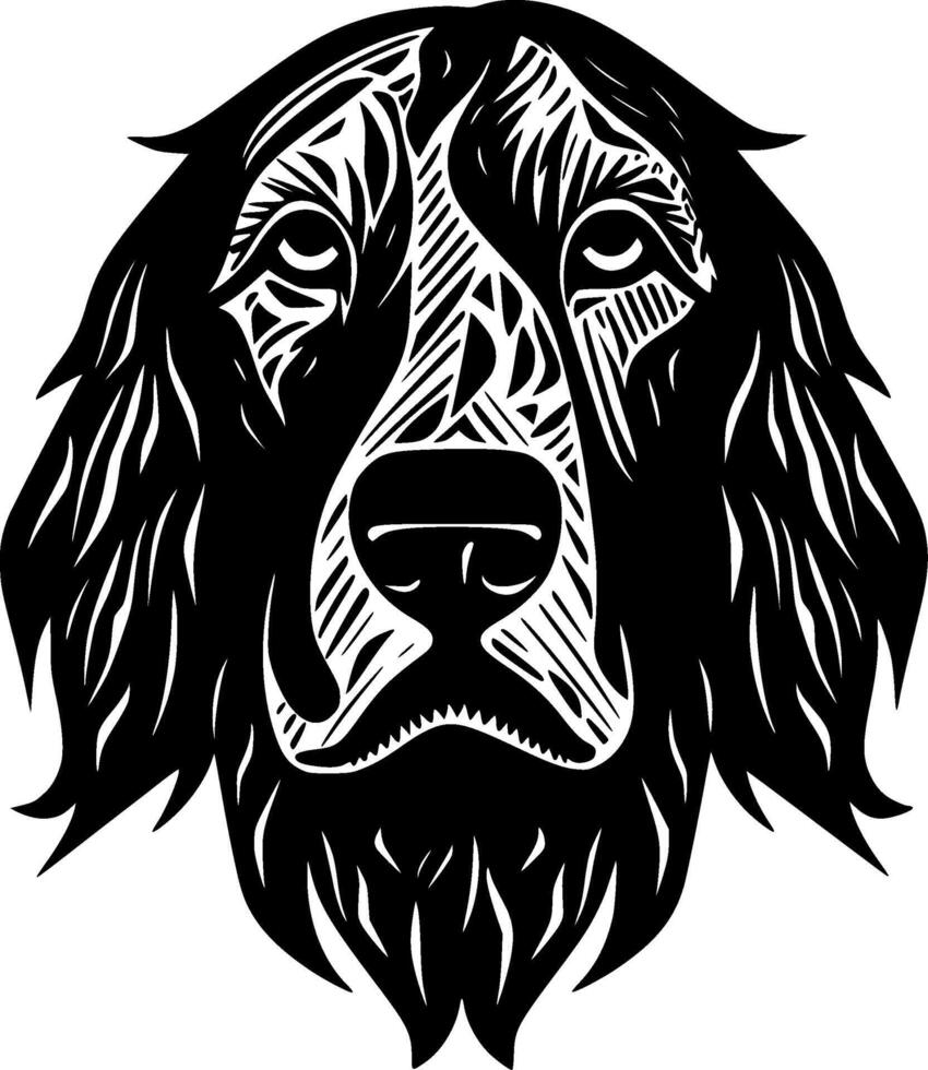 Dog - Minimalist and Flat Logo - illustration vector