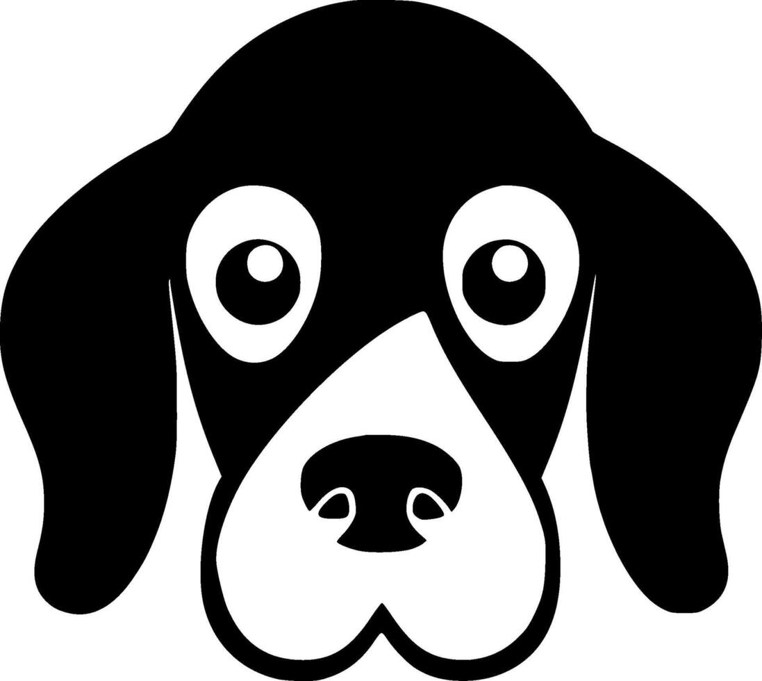 Dog - Minimalist and Flat Logo - illustration vector