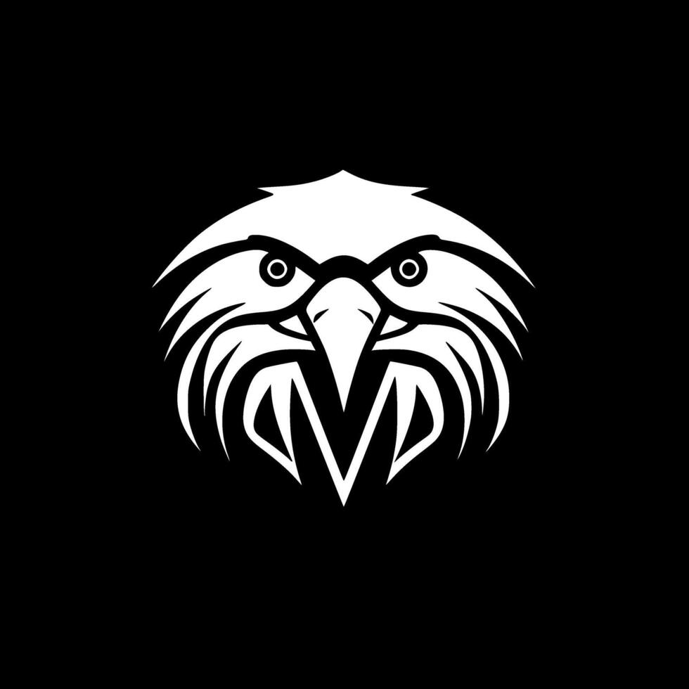Eagle, Minimalist and Simple Silhouette - illustration vector