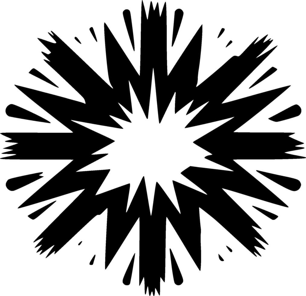 Explosion - High Quality Logo - illustration ideal for T-shirt graphic vector