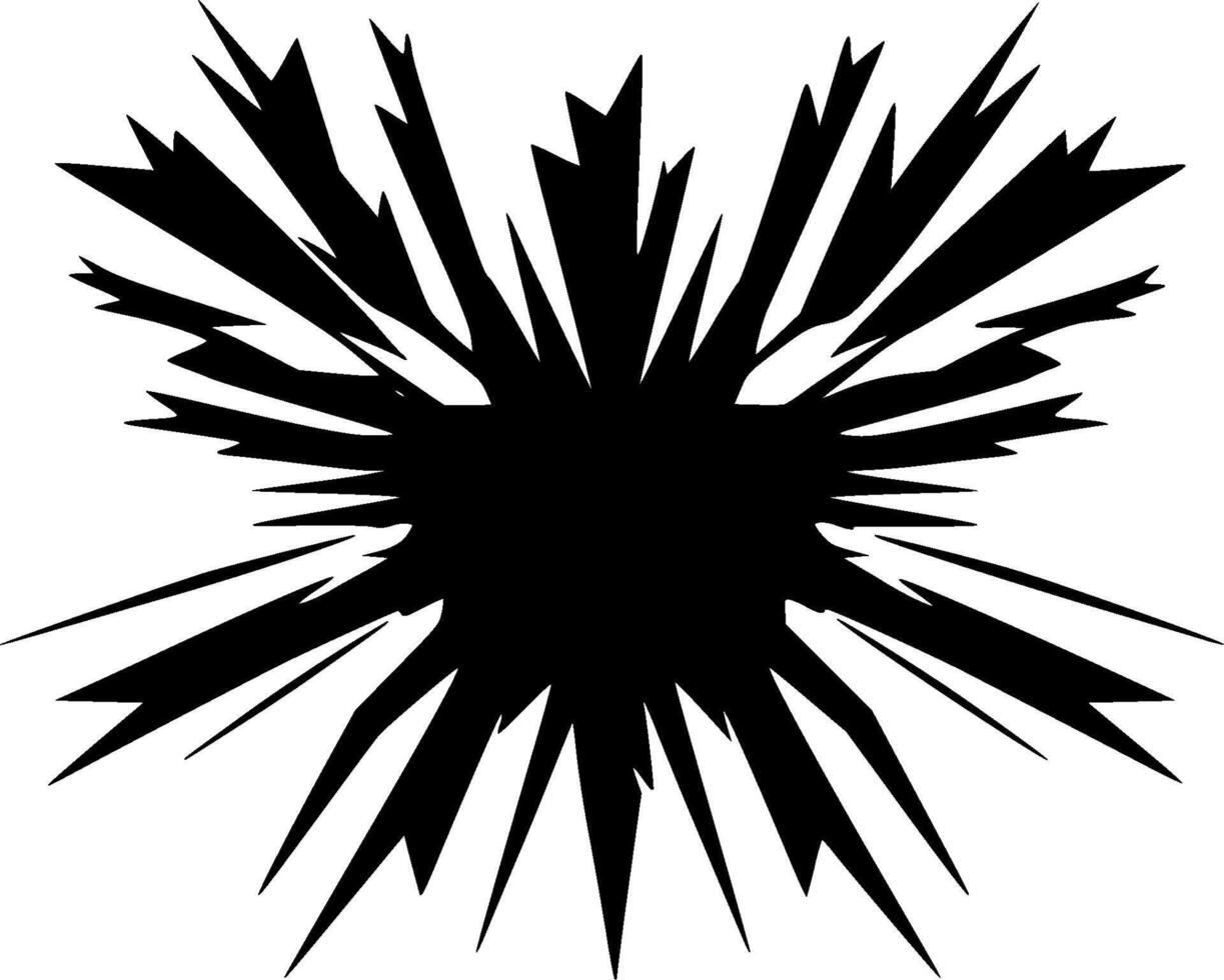 Explosion - Minimalist and Flat Logo - illustration vector