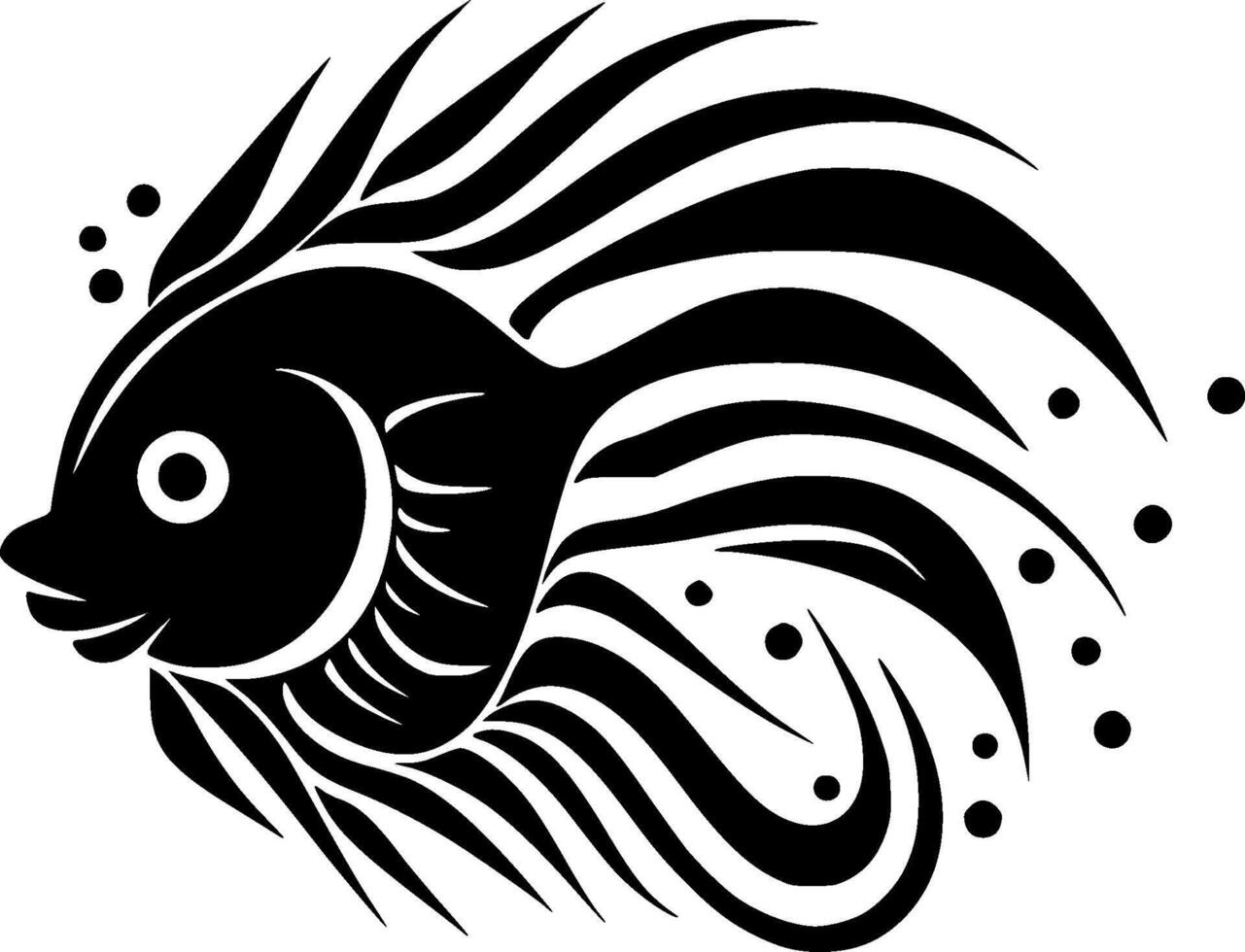 Fish - High Quality Logo - illustration ideal for T-shirt graphic vector