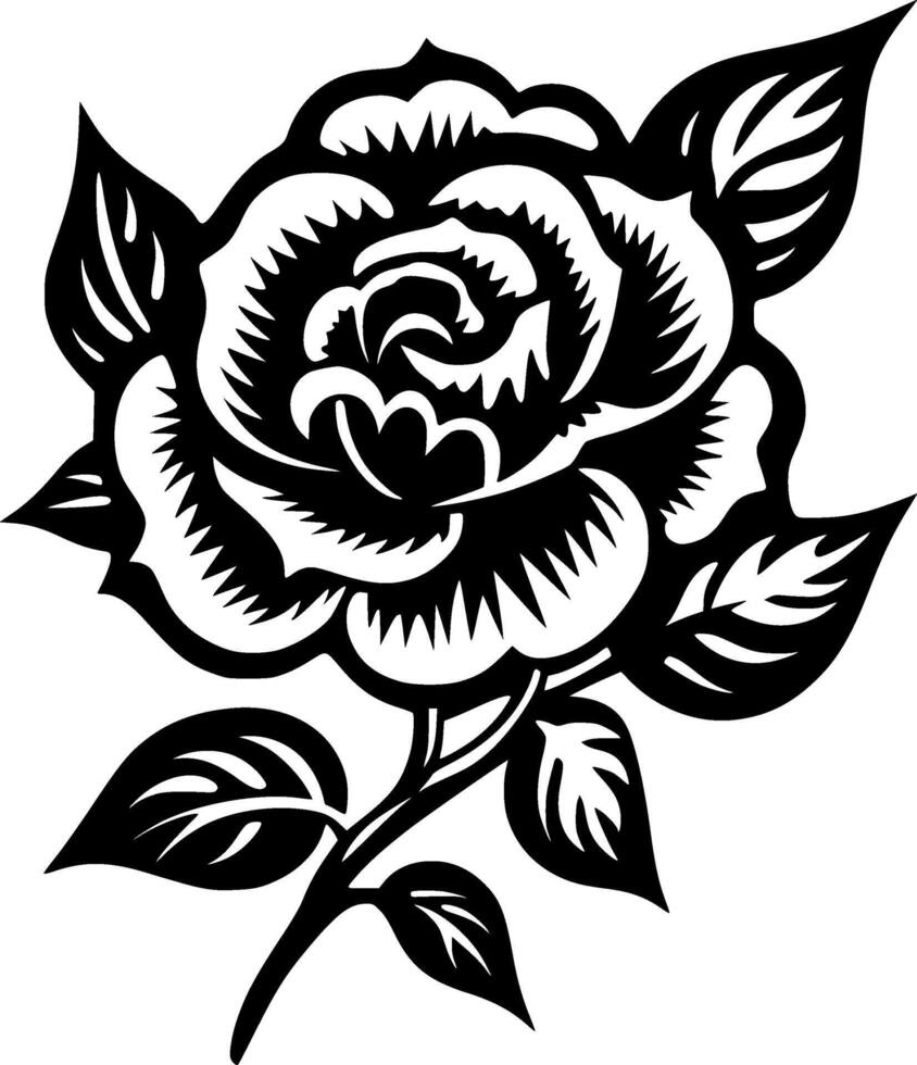 Flower - Minimalist and Flat Logo - illustration vector