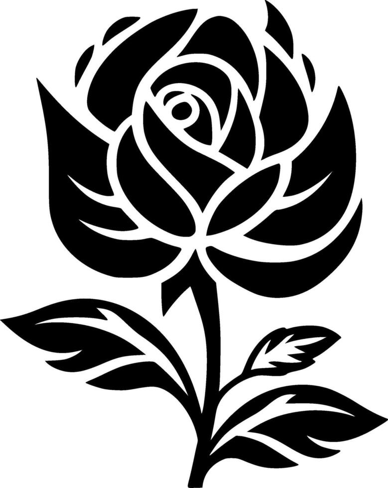 Flower - Minimalist and Flat Logo - illustration vector