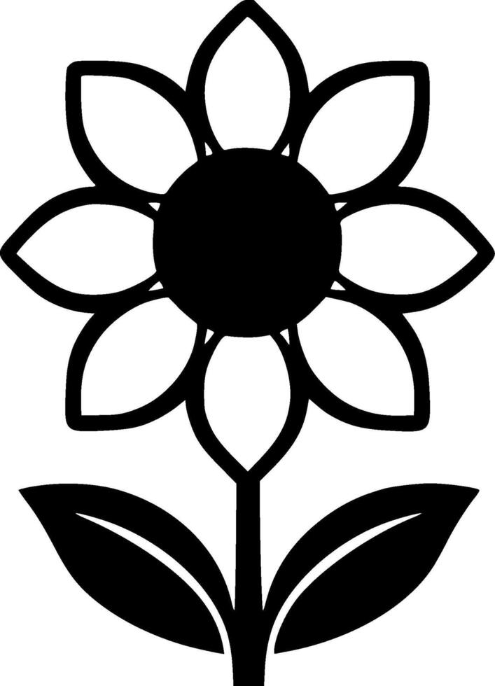 Flower - High Quality Logo - illustration ideal for T-shirt graphic vector