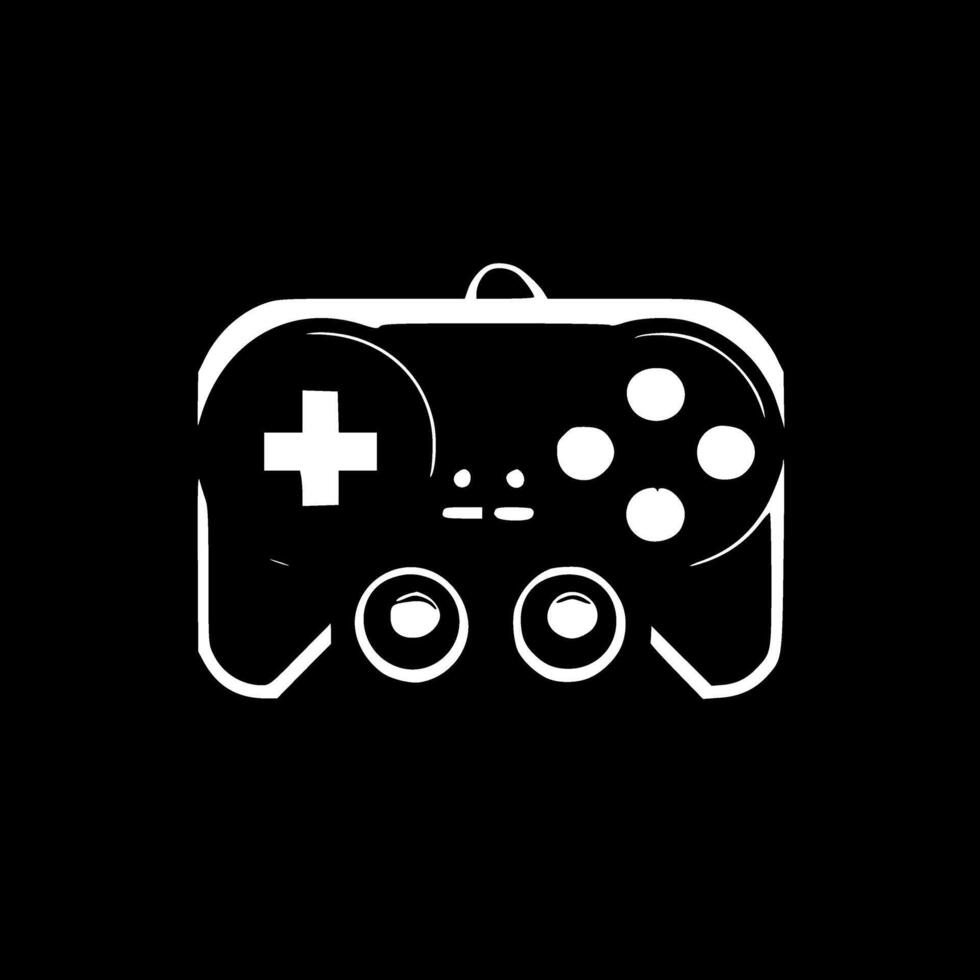Game, Minimalist and Simple Silhouette - illustration vector
