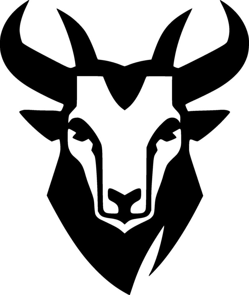 Goat - Minimalist and Flat Logo - illustration vector