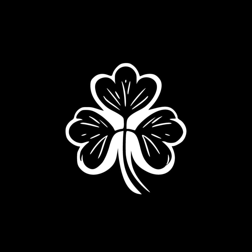 Irish, Black and White illustration vector