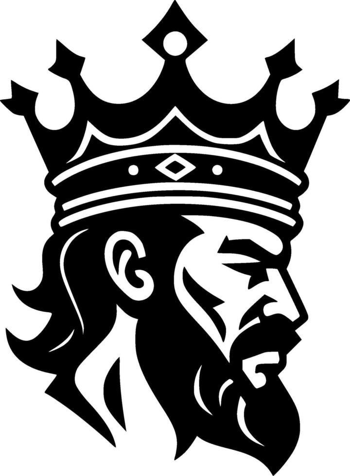 King - High Quality Logo - illustration ideal for T-shirt graphic vector